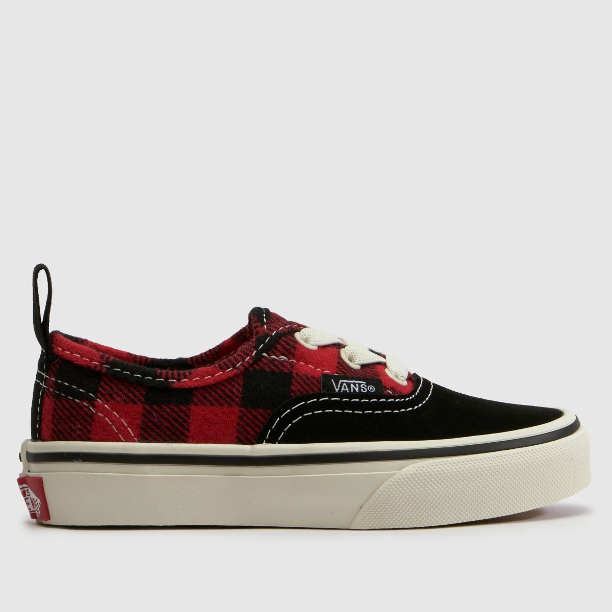 Vans Authentic Junior in Black & Red Vans Authentic