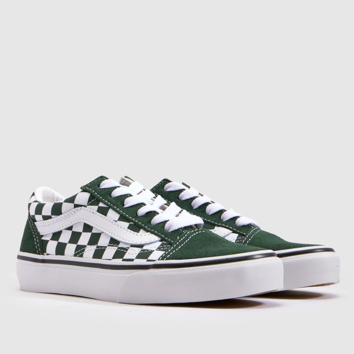 Vans Old Skool Junior in Dark Green Vans Old Skool 1