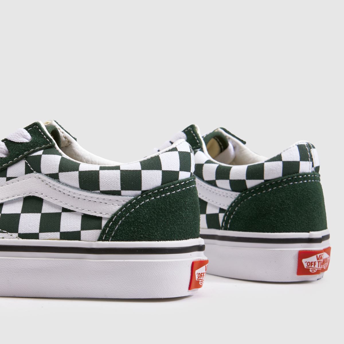 Vans Old Skool Junior in Dark Green Vans Old Skool 7