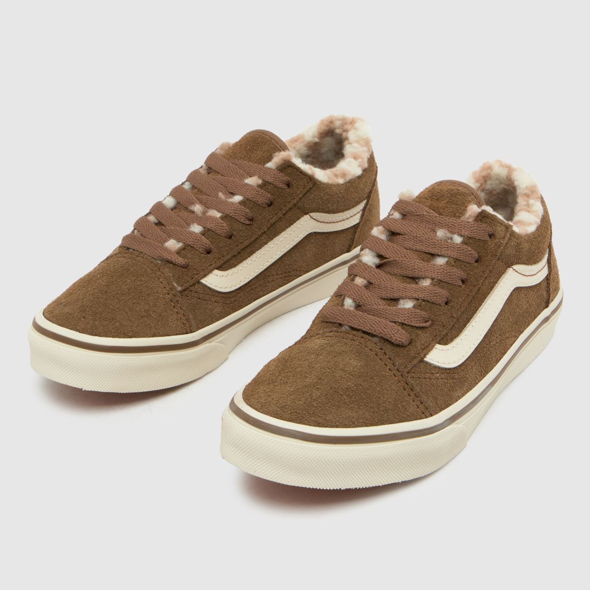 Vans Old Skool Cozy Junior in Brown Vans Old Skool Cozy 4