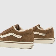 Vans Old Skool Cozy Junior in Brown Vans Old Skool Cozy,4 of 4