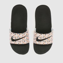 Nike Kawa Slide Youth in Black Multi Nike Kawa Slide,1 of 4