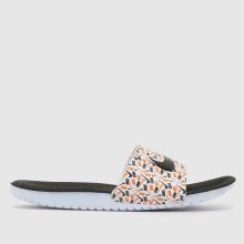 Nike Kawa Slide Youth in Black Multi Nike Kawa Slide,2 of 4