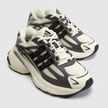 adidas Star XL G Youth in White & Brown adidas Star XL G,3 of 4
