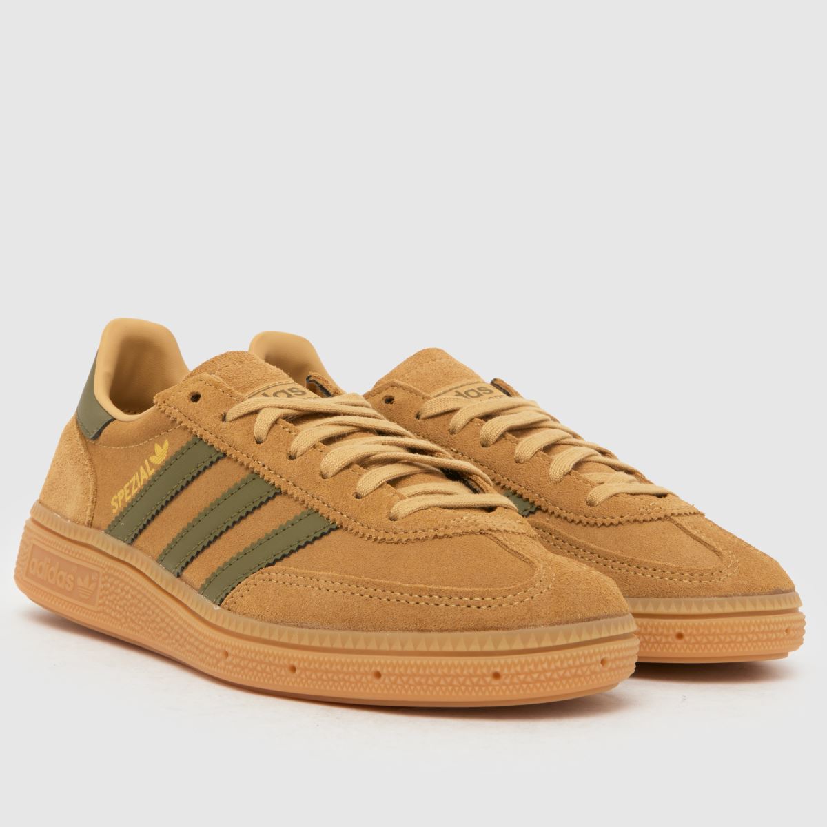 Kids Youth Beige Multi adidas Handball Spezial Trainers schuh