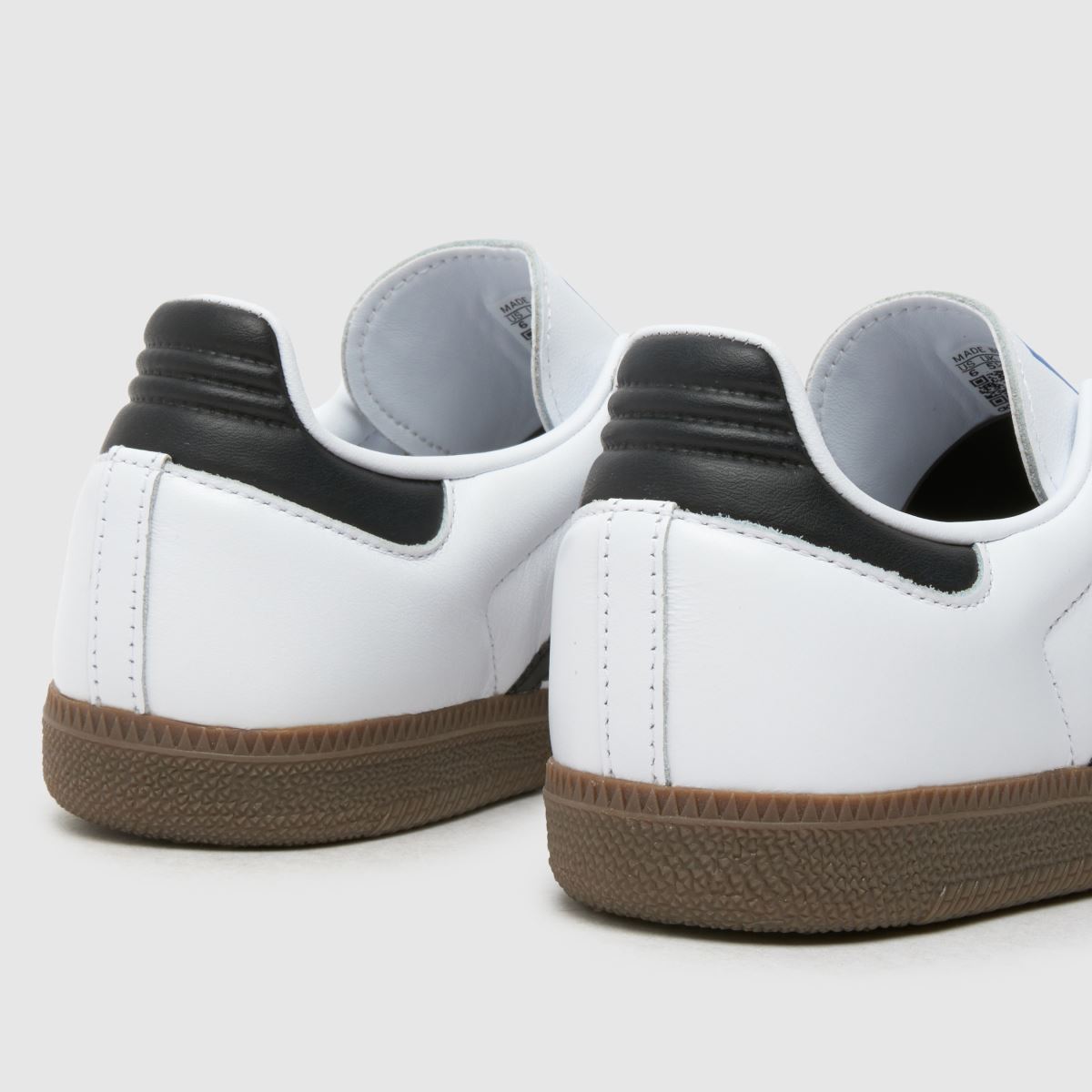 Kids Youth White & Black adidas Samba OG Trainers | schuh