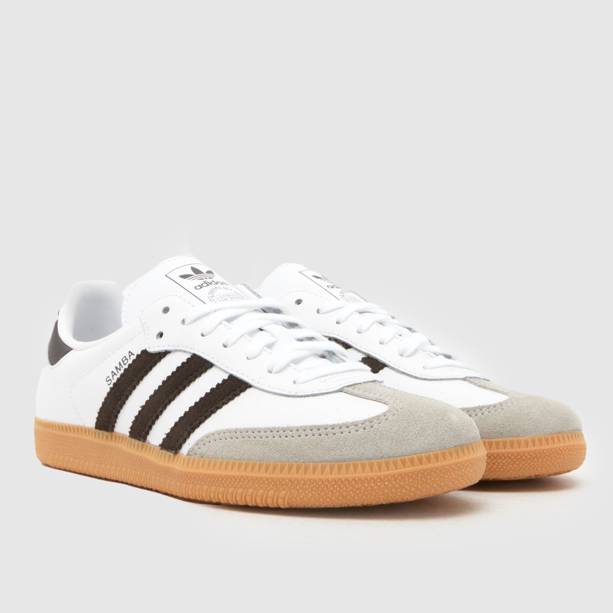adidas gazelle silver green womens adidas Samba OG 'Core Black Cloud White Gum' Toddler Shoes 10 main image 1