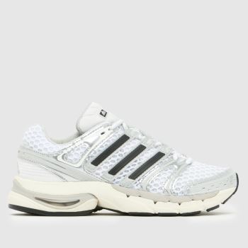 adidas White & Silver Adistar Control 5 Youth