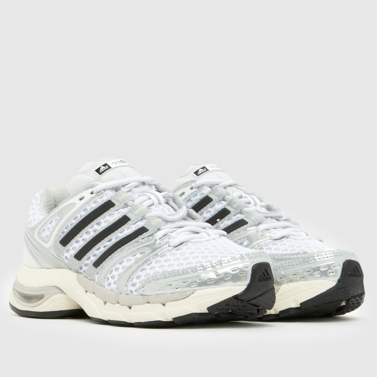 adidas Adistar Control 5 Youth in White & Silver adidas Adistar Control 5 1