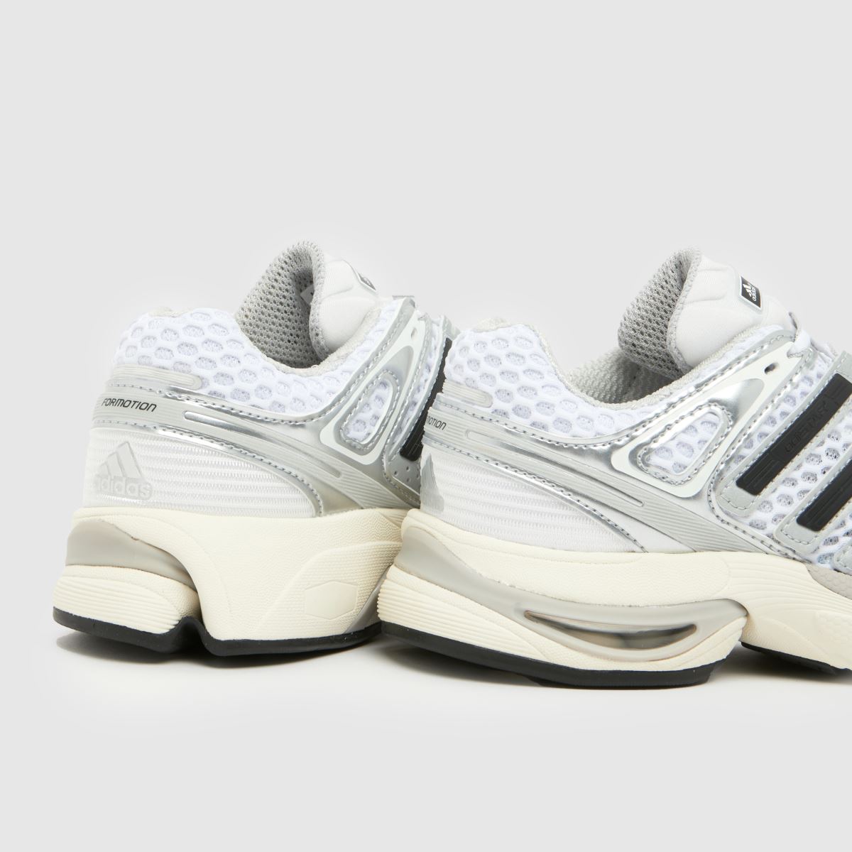adidas Adistar Control 5 Youth in White & Silver adidas Adistar Control 5 7