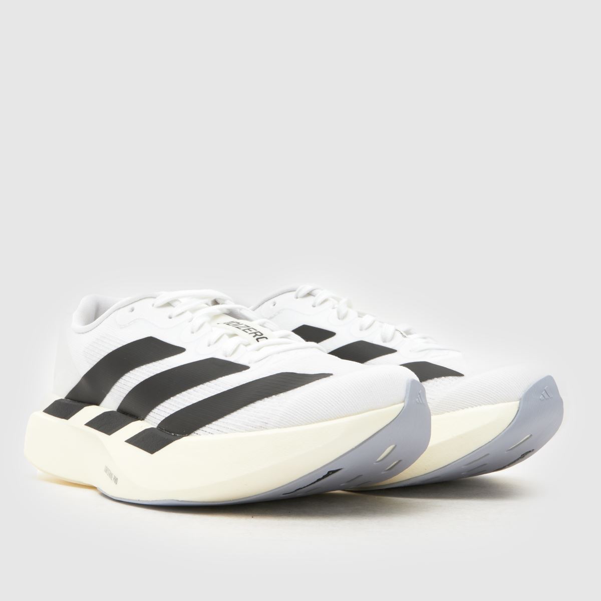 adidas Adizero Evo SL Youth in White & Black adidas Adizero Evo SL 1