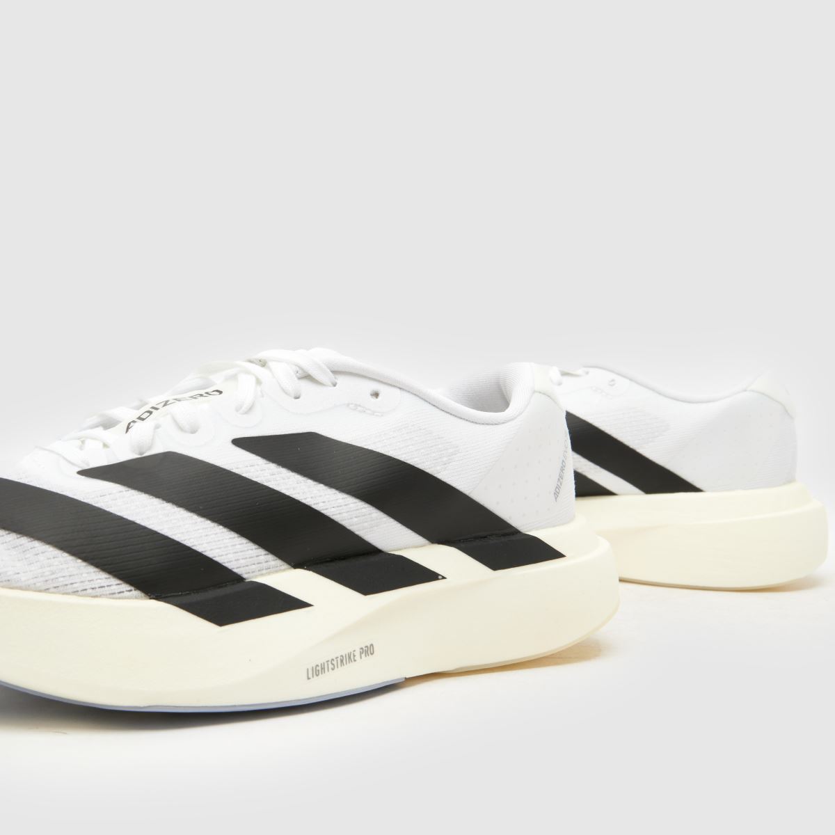 adidas Adizero Evo SL Youth in White & Black adidas Adizero Evo SL 7