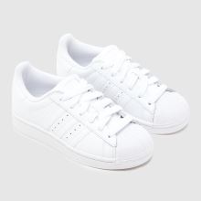 adidas Superstar II Youth in White adidas Superstar II,3 of 4