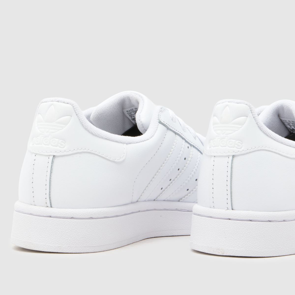 adidas Superstar II Youth in White adidas Superstar II 7