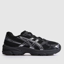 ASICS GEL-1130 Youth in Black & Silver ASICS GEL-1130,1 of 4