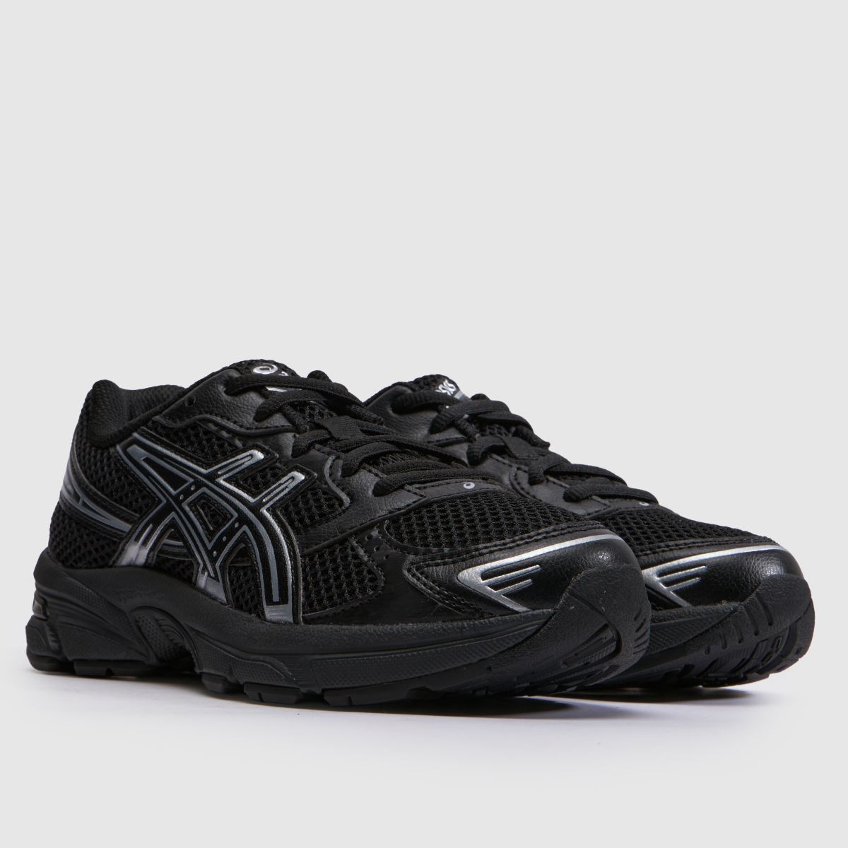 ASICS GEL-1130 Youth in Black & Silver ASICS GEL-1130 1