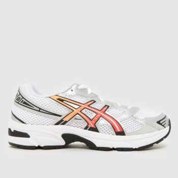 ASICS White & Red GEL-1130 Youth