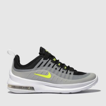 nike black & grey air max axis trainers youth nike black & grey air max axis trainers youth