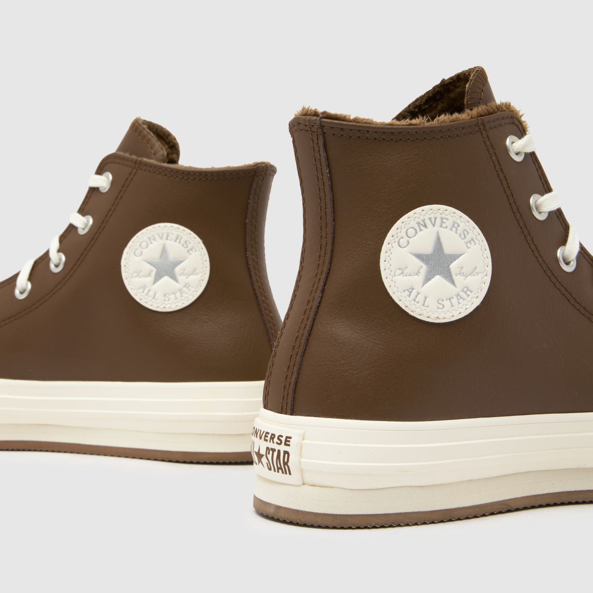 Converse All Star Hi EVA Lift Youth in Dark Brown Converse All Star Hi EVA Lift 4