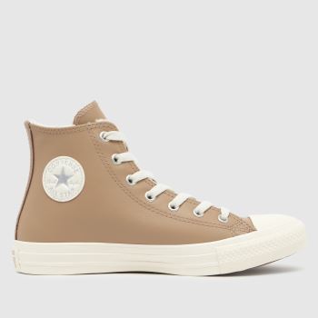 Converse Beige All Star Hi Youth