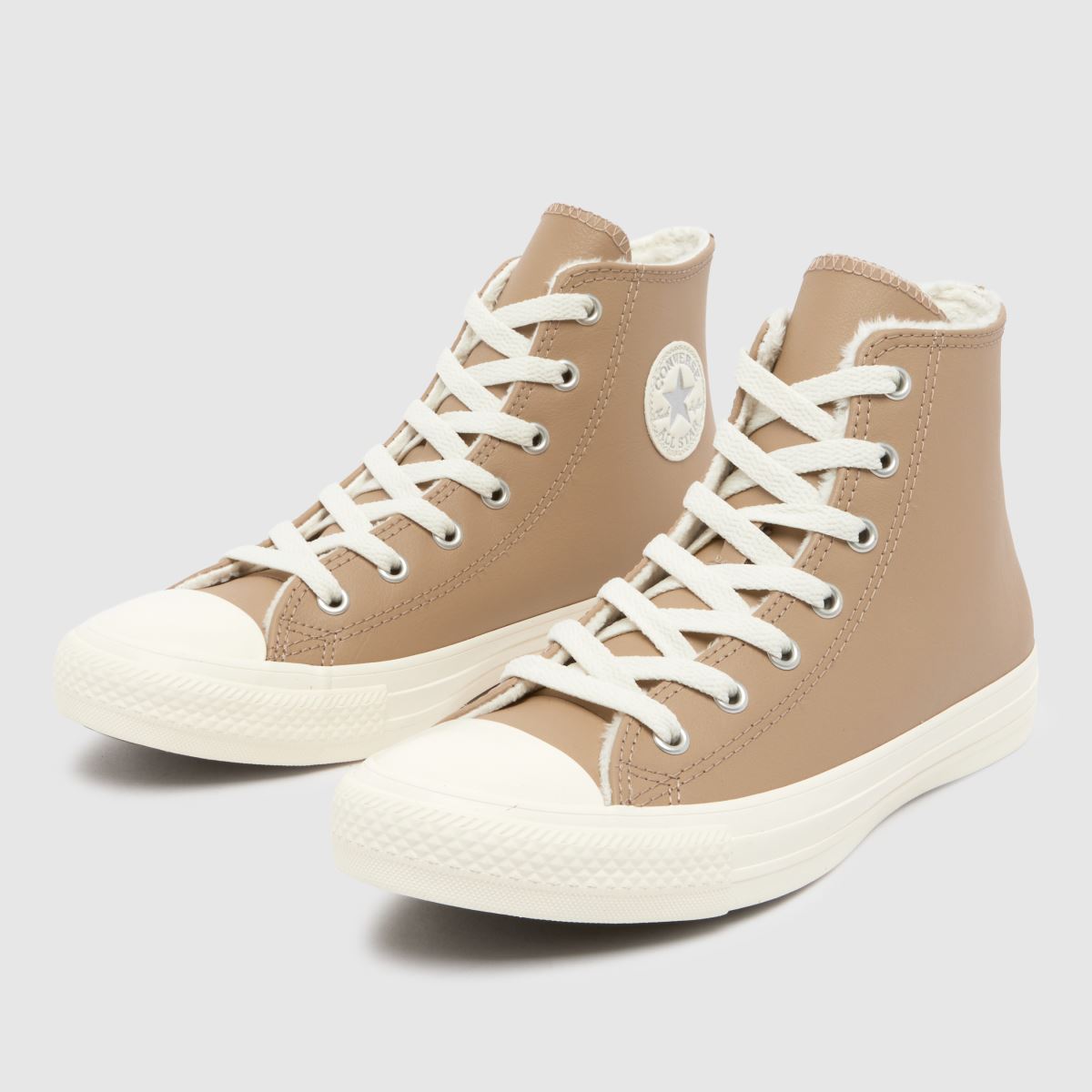 Converse All Star Hi Youth in Beige Converse All Star Hi 4