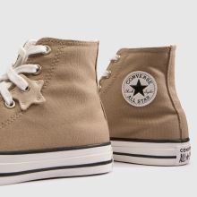 Converse All Star Hi Charms Youth in Beige Converse All Star Hi Charms,4 of 4