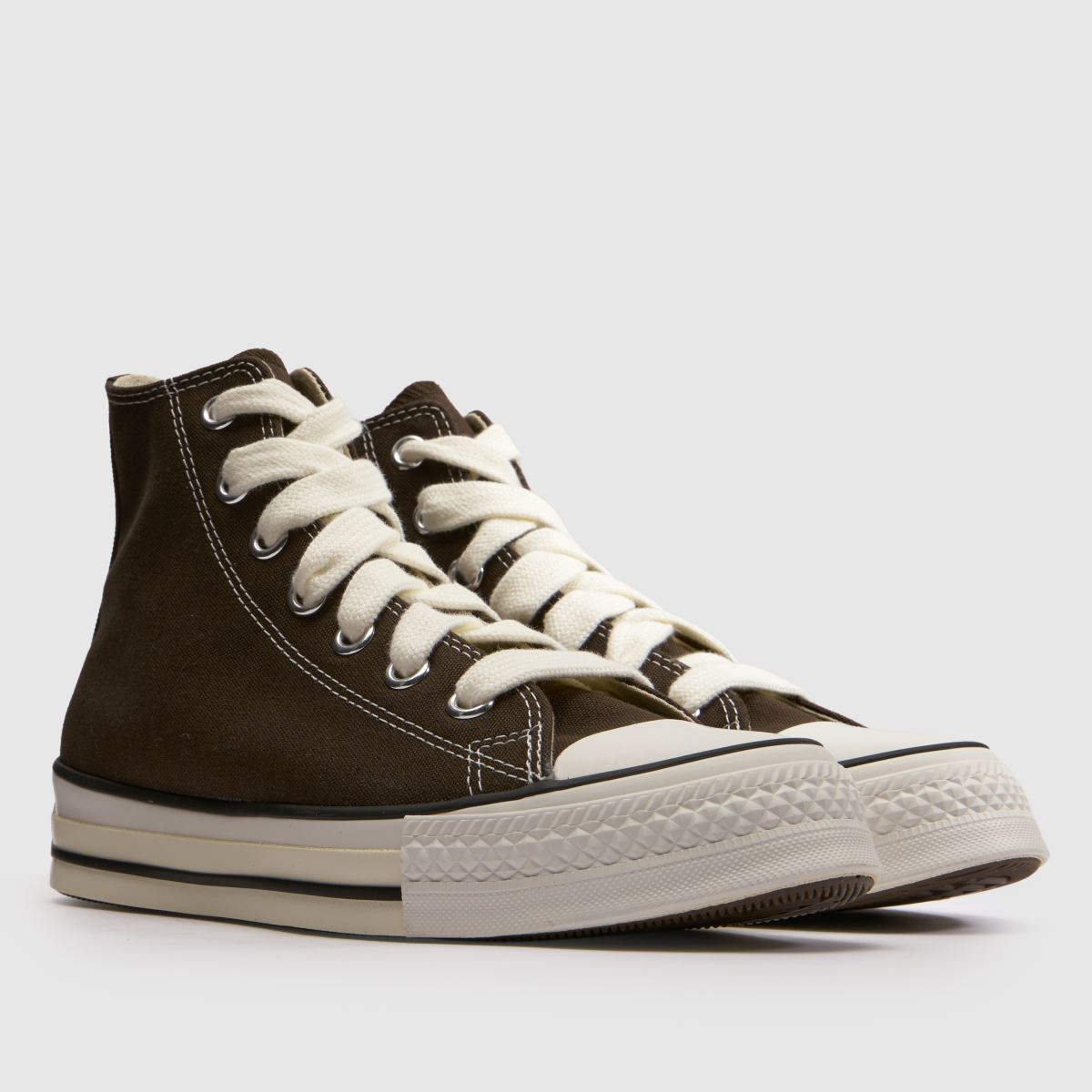 Converse Chuck Taylor Throwback Hi Youth in Dark Brown Converse Chuck Taylor Throwback Hi 1