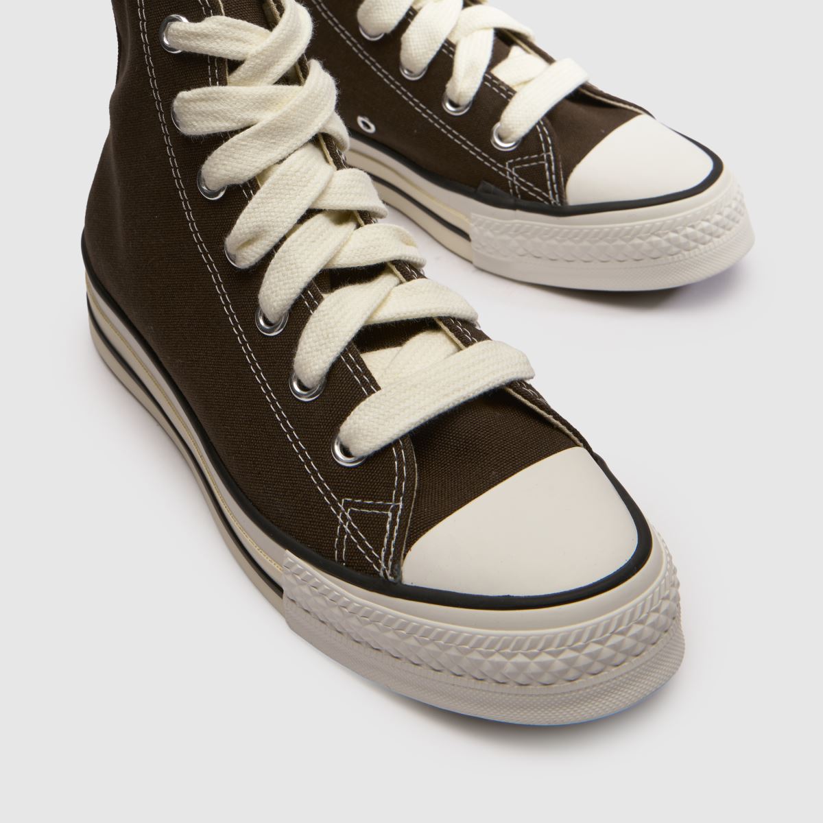 Converse Chuck Taylor Throwback Hi Youth in Dark Brown Converse Chuck Taylor Throwback Hi 4