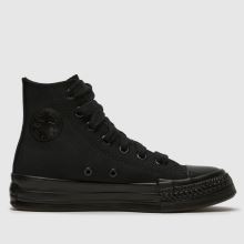 Converse Chuck Taylor Throwback Hi Youth in Black Converse Chuck Taylor Throwback Hi,1 of 4