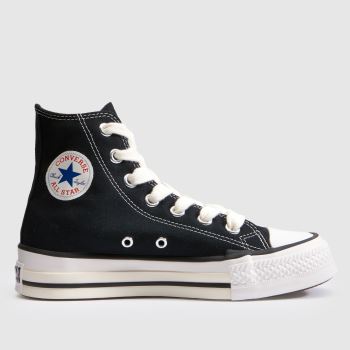 Converse Black & White All Star Throwback Hi Youth