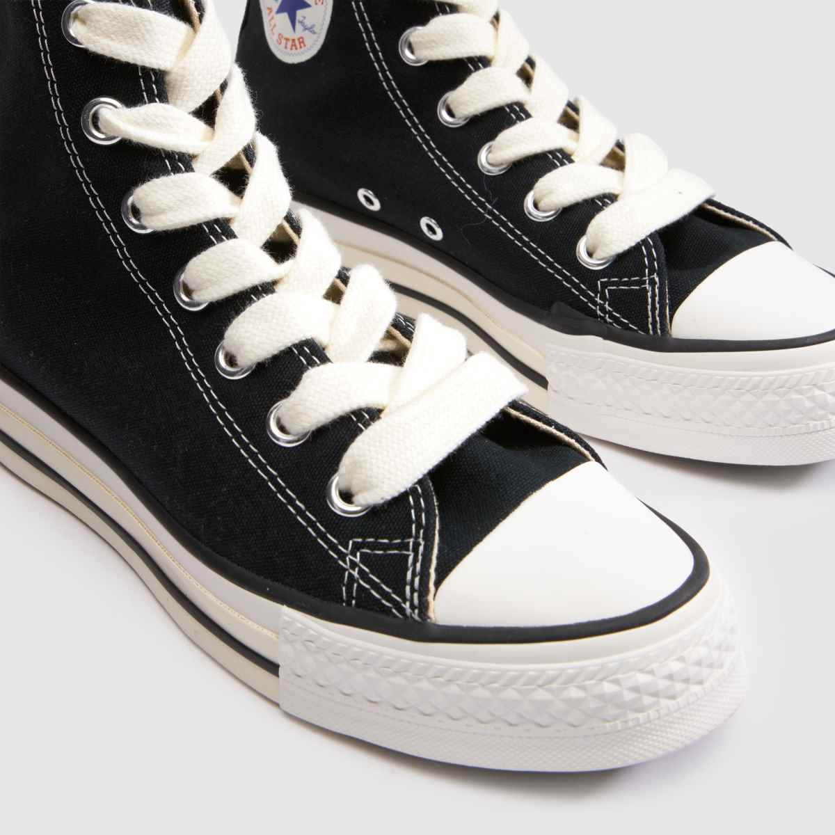 Converse All Star Throwback Hi Youth in Black & White Converse All Star Throwback Hi 4