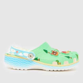 Crocs Light Green Classic Animal Crossing Clog Youth