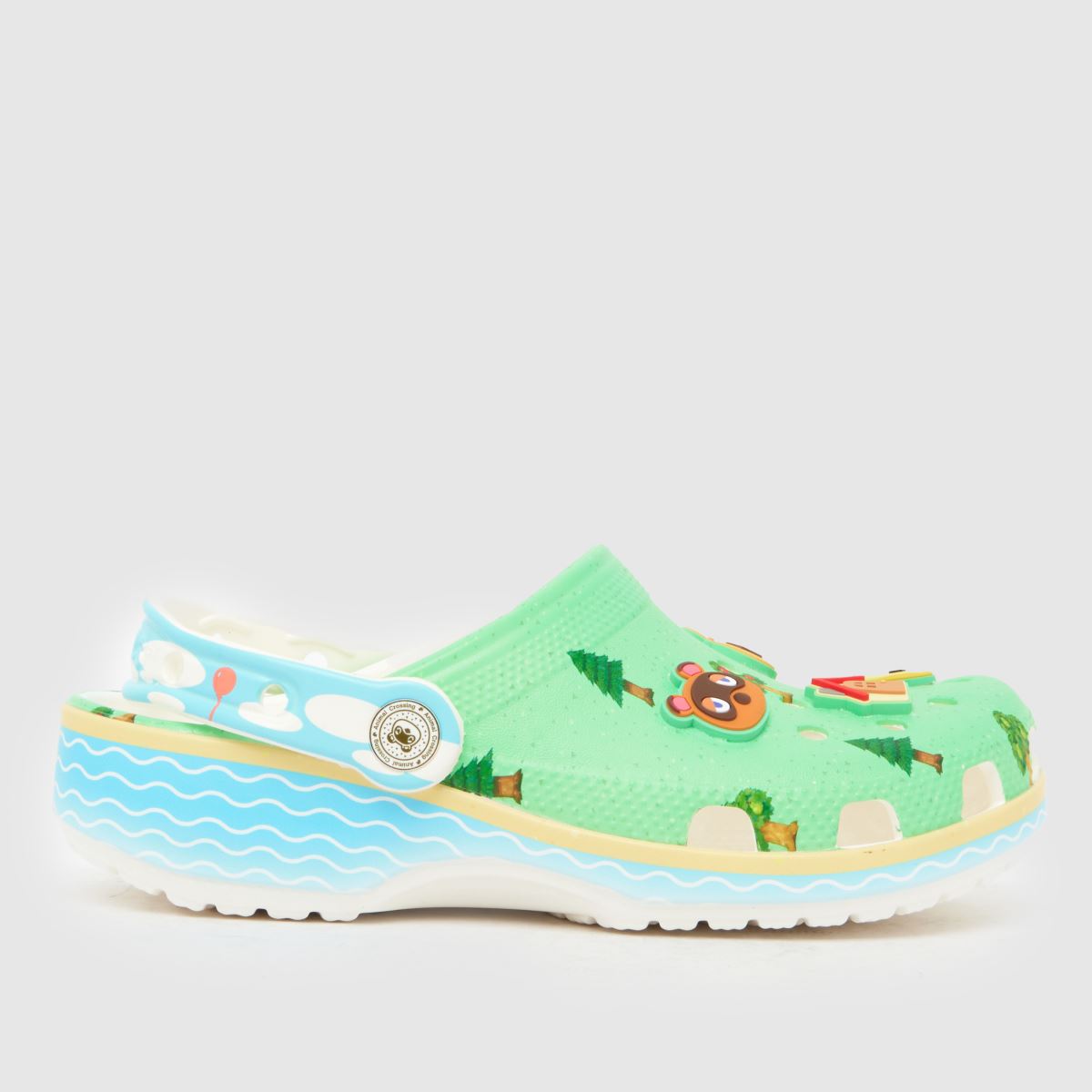 Crocs Light Green Classic Animal Crossing Clog Youth Sandals