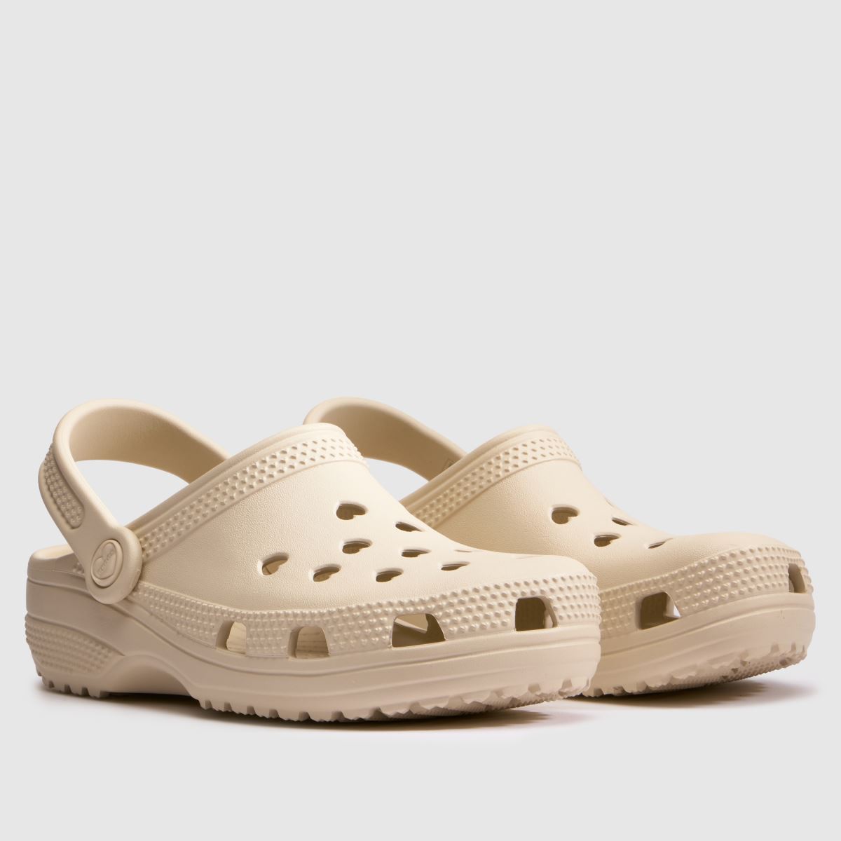 Crocs Classic Hearts Cut Out CLog Youth in Beige Crocs Classic Hearts Cut Out CLog 1