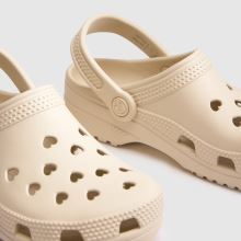 Crocs Classic Hearts Cut Out CLog Youth in Beige Crocs Classic Hearts Cut Out CLog,3 of 4