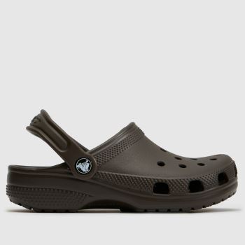 Crocs Dark Brown Classic Clog Youth