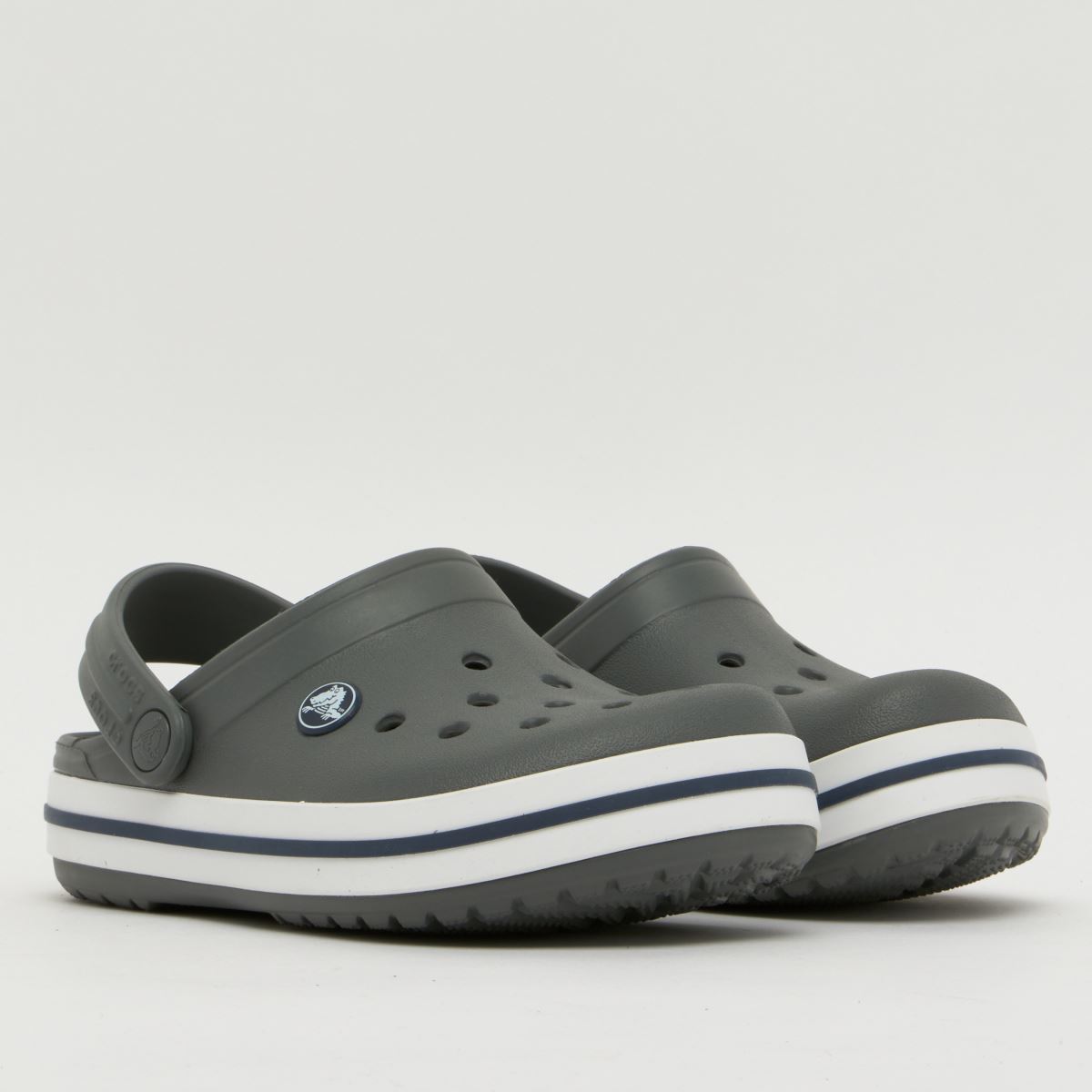 Crocs Crocband Clog Youth in Grey & Navy Crocs Crocband Clog 1