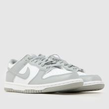 Nike Dunk Low Youth in White & grey Nike Dunk Low,2 of 4