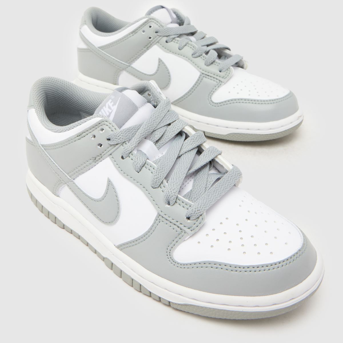 Nike Dunk Low Youth in White & grey Nike Dunk Low 4