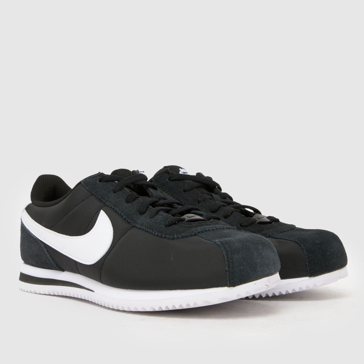 nike cortez kids black