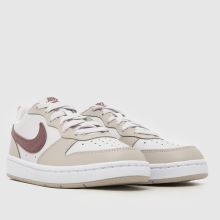 Nike Court Borough Low Youth in Grey Multi Nike Court Borough Low,2 of 4