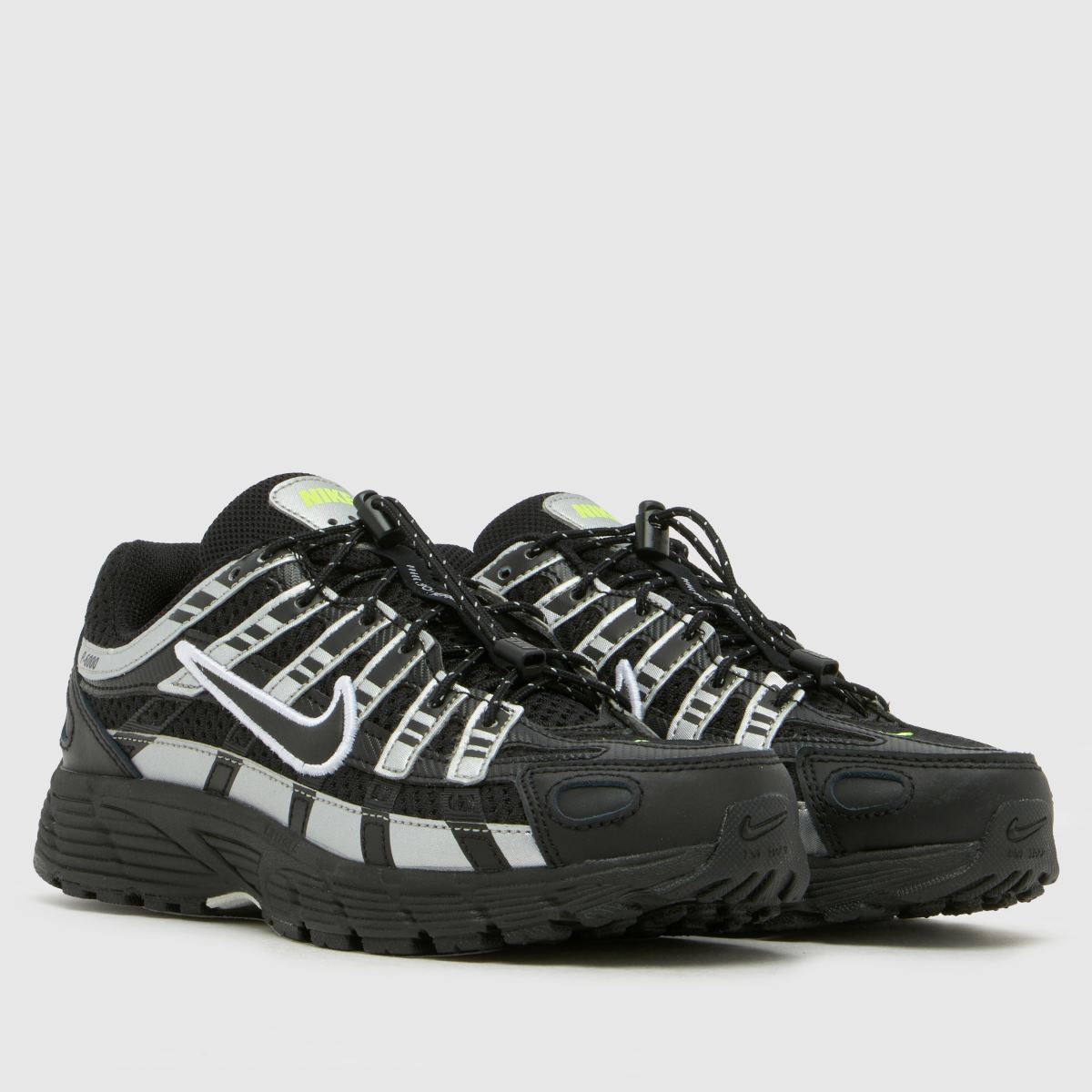 Nike P-6000 Youth in Black & Silver Nike P-6000 1
