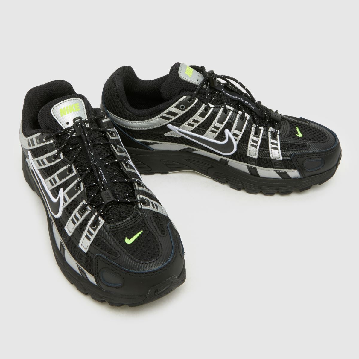 Nike P-6000 Youth in Black & Silver Nike P-6000 4