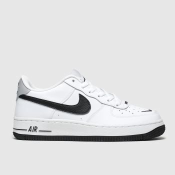 nike white & black air force 1 lv8 trainers youth nike white & black air force 1 lv8 trainers youth