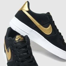 nike black and gold trainers