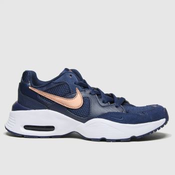 Nike navy air max fusion trainers youth Nike navy air max fusion trainers youth