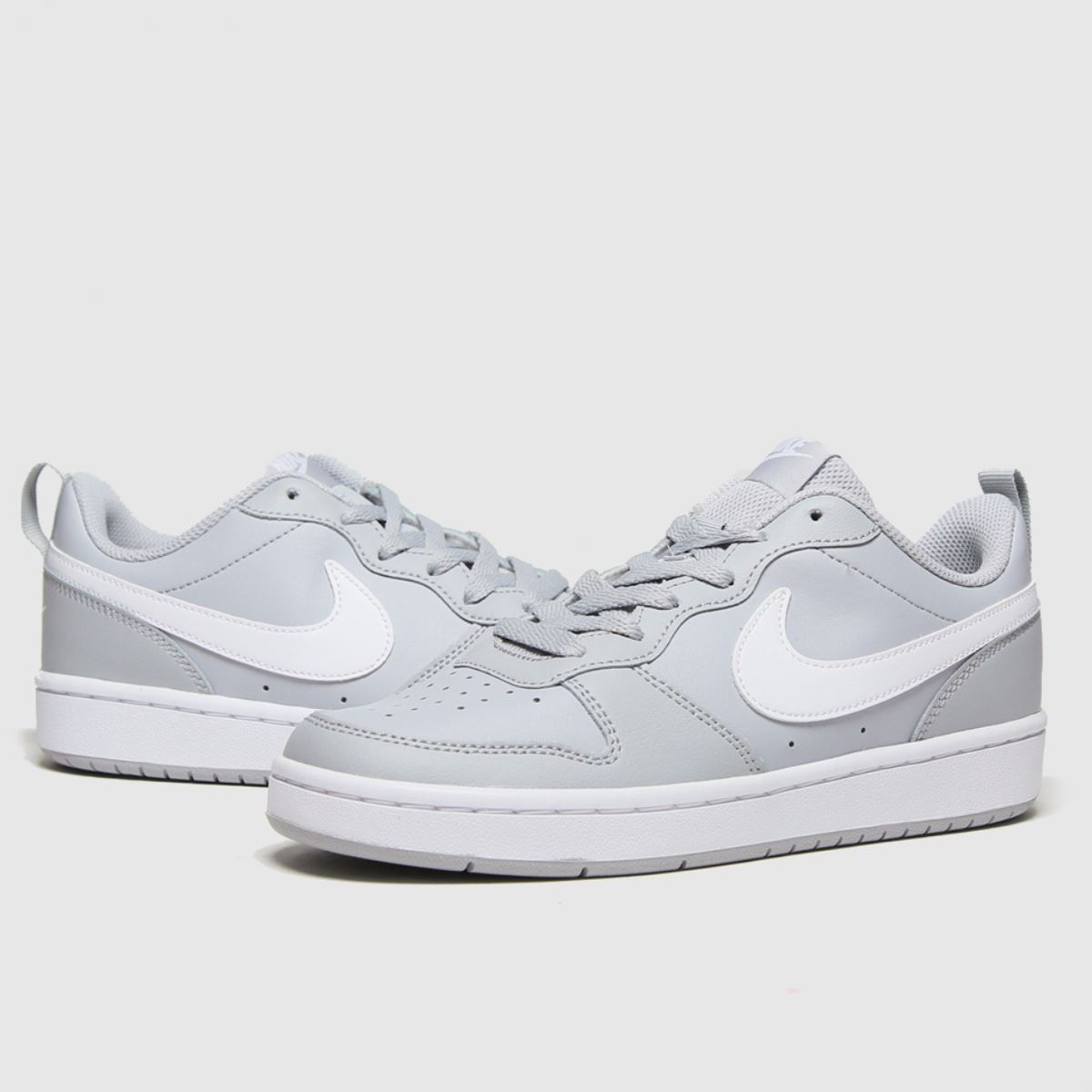 Kids Unisex Grey Nike Court Borough Low 2 Trainers | schuh