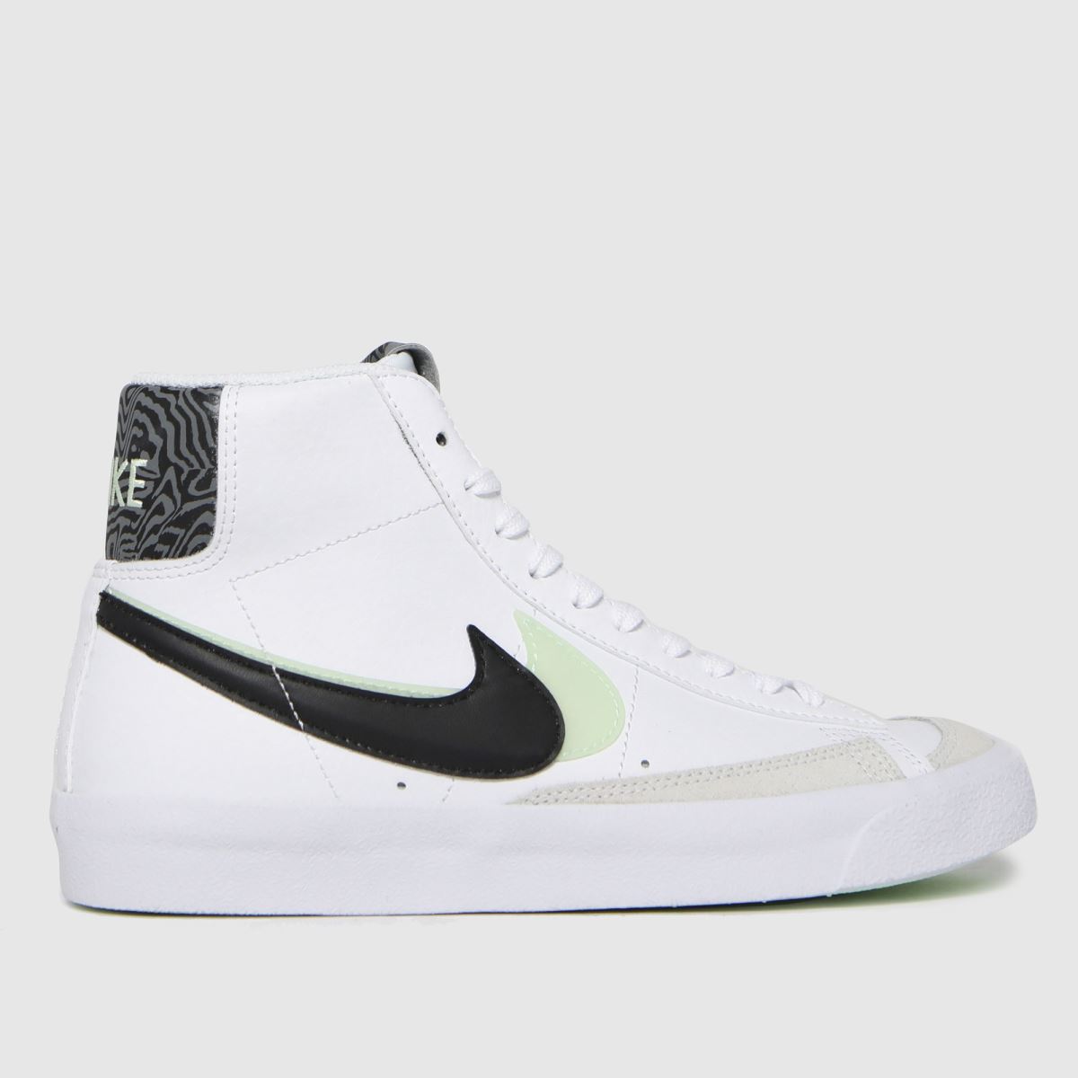 Nike White & Black Blazer Mid 77 Se Trainers Youth | UK 5