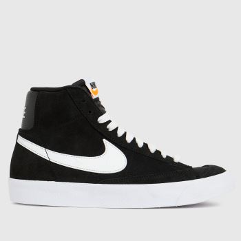 Nike black & white blazer mid 77 trainers youth Nike black & white blazer mid 77 trainers youth
