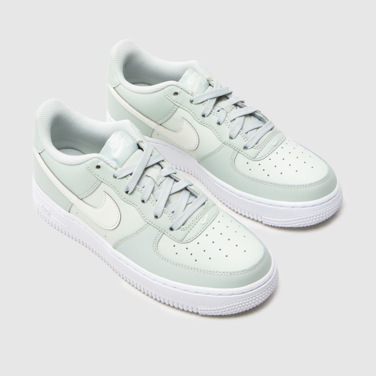 green and white air force 1
